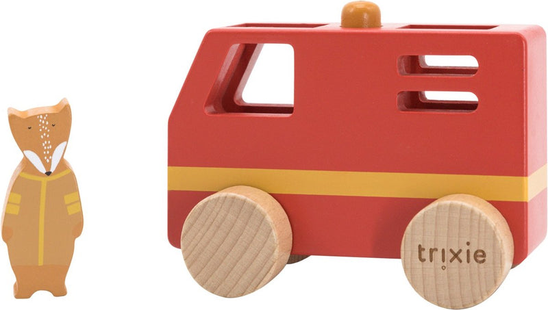 Trixie Legno Animali Truck di fuoco Piccolo