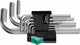 Wera 05021406001 Juego de llaves hexagonales de 9 piezas - 1,5-10 mm