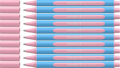 Schneider Writing Instruments Bolígrafo Schneider - Borde deslizante pastel - xb - rosa pastel - 10 piezas - s-152229-10