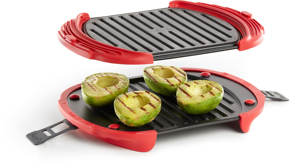 Lékué magnetron grill xl - red