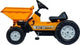 Big - jim dumper traptractor - kiepwagen - vanaf 3 jaar - geel - driespaaks stuur - mechanische claxon