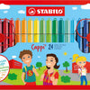 Stabilito Cappi Felt -Tip Penne, 24 °.