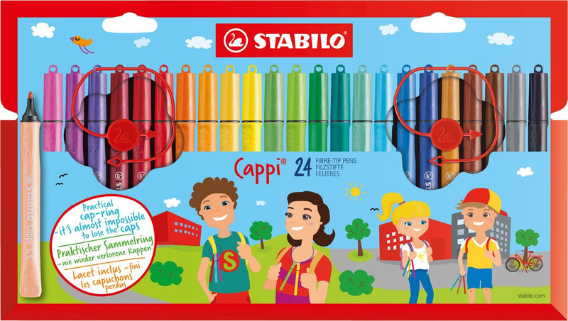 Stabilito Cappi Felt -Tip Penne, 24 °.