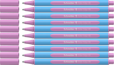 Schneider Writing Instruments Bolígrafo Schneider - Borde deslizante pastel - xb - Lila pastel - 10 piezas - s-152228-10