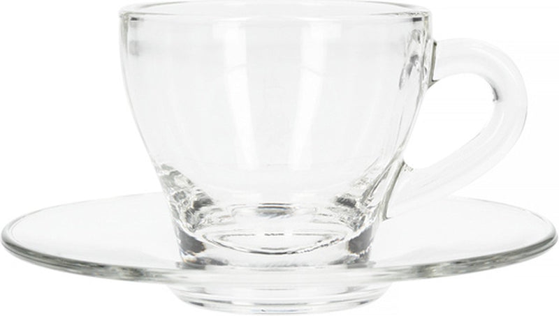 Bialetti - classico - set 2 tazzine in vetro per espresso