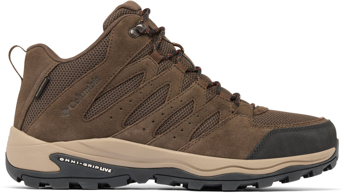 Columbia redmond™ iv mid botas de montaña impermeables para hombre - cordovan, tangy orange