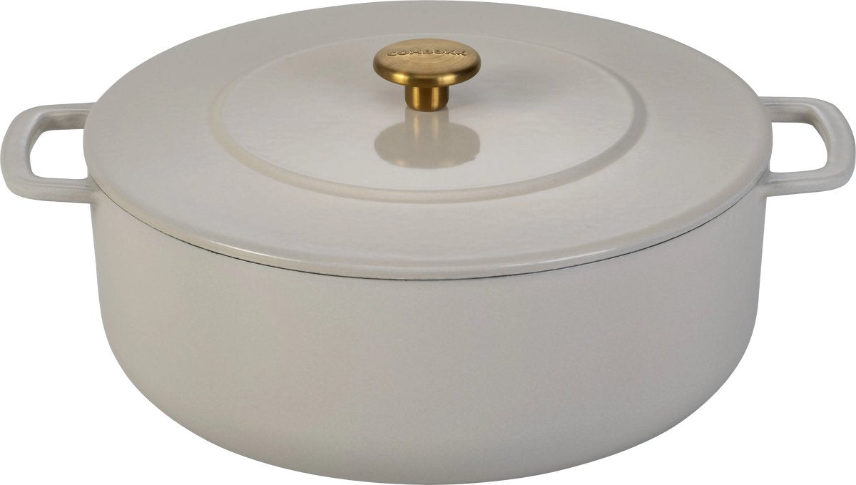Sartén Combekk de hierro fundido ø28cm - 100% reciclado - libre de pfas - apta para inducción - 5,3l - arena