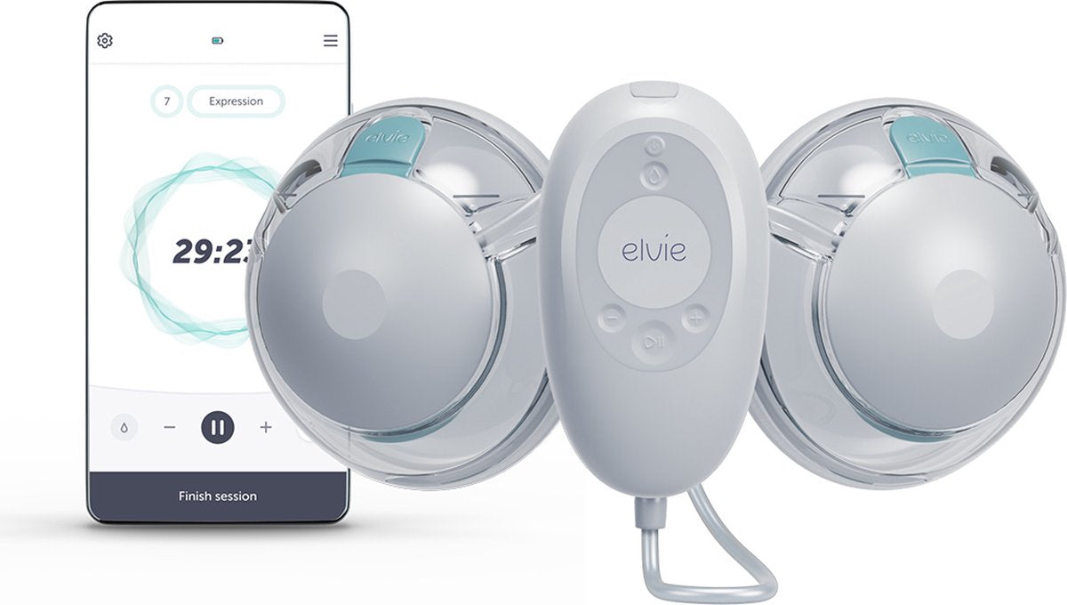 Elvie ® stride 2 - handsfree dubbele elektrische borstkolf – ziekenhuiskwaliteit - stil krachtig kolfapparaat - past in bh