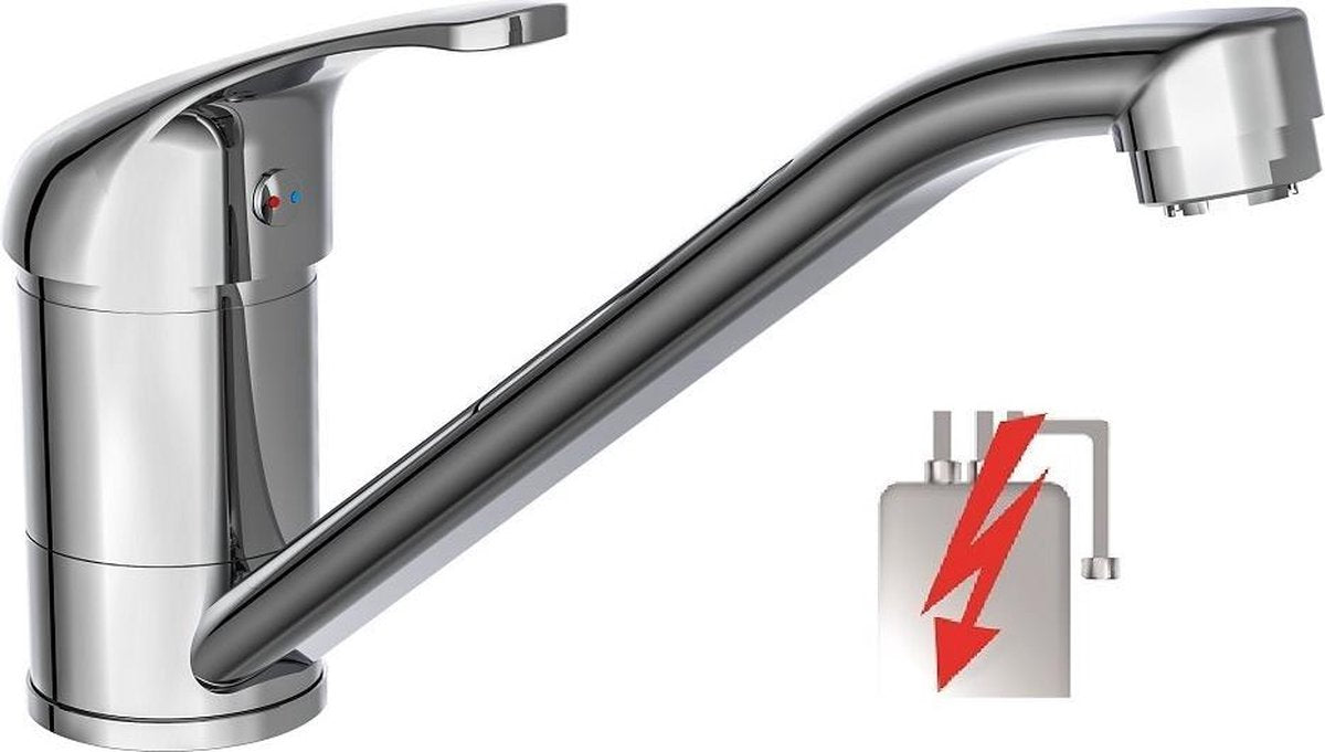 Schütte Schütte One -Button Mixer ultra baja presión cromada