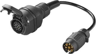 Cavo adattatore Proplus 30 cm da 7 pin a 13 pin tipo multicon west - 30 cm - auto e rimorchio