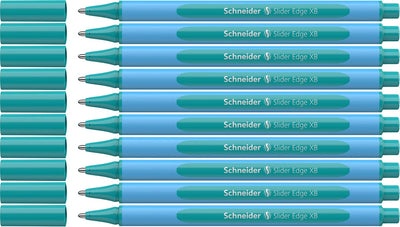 Schneider Writing Instruments Bolígrafo Schneider - Borde deslizante pastel - xb - Pastel Ocean - 10 piezas - s-152234-10