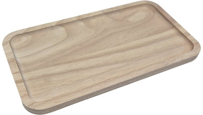 Bandeja de madera Playwood plateau rectangular, 26cm