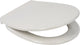 Asiento de inodoro Plieger royal - asiento de inodoro de forma universal - termoplástico - blanco - con tapa - montaje de acero inoxidable - con cierre suave