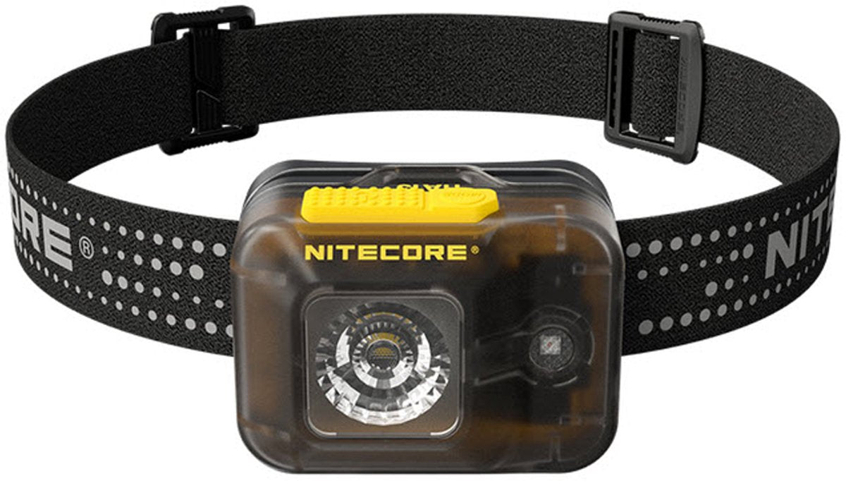 La lampada frontale Nitecore ha13 LED funziona con batterie da 350 lm