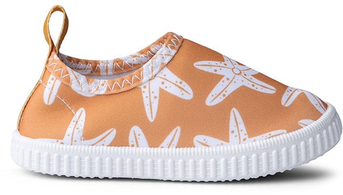 Swim essentials - waterschoentjes - 0-7 jaar - oranje - 19-32 - sterrenprint - uv bescherming - antislip