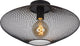 Lucide mesh - lampada da soffitto (lampada da soffitto) - ø 45 cm - 1xe27 - nero