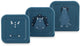 Trixie set van 3 snackdoosjes  mr. triceratops  3-delige snackbox  makkelijk te openen  ideaal voor kinderen - blauw
