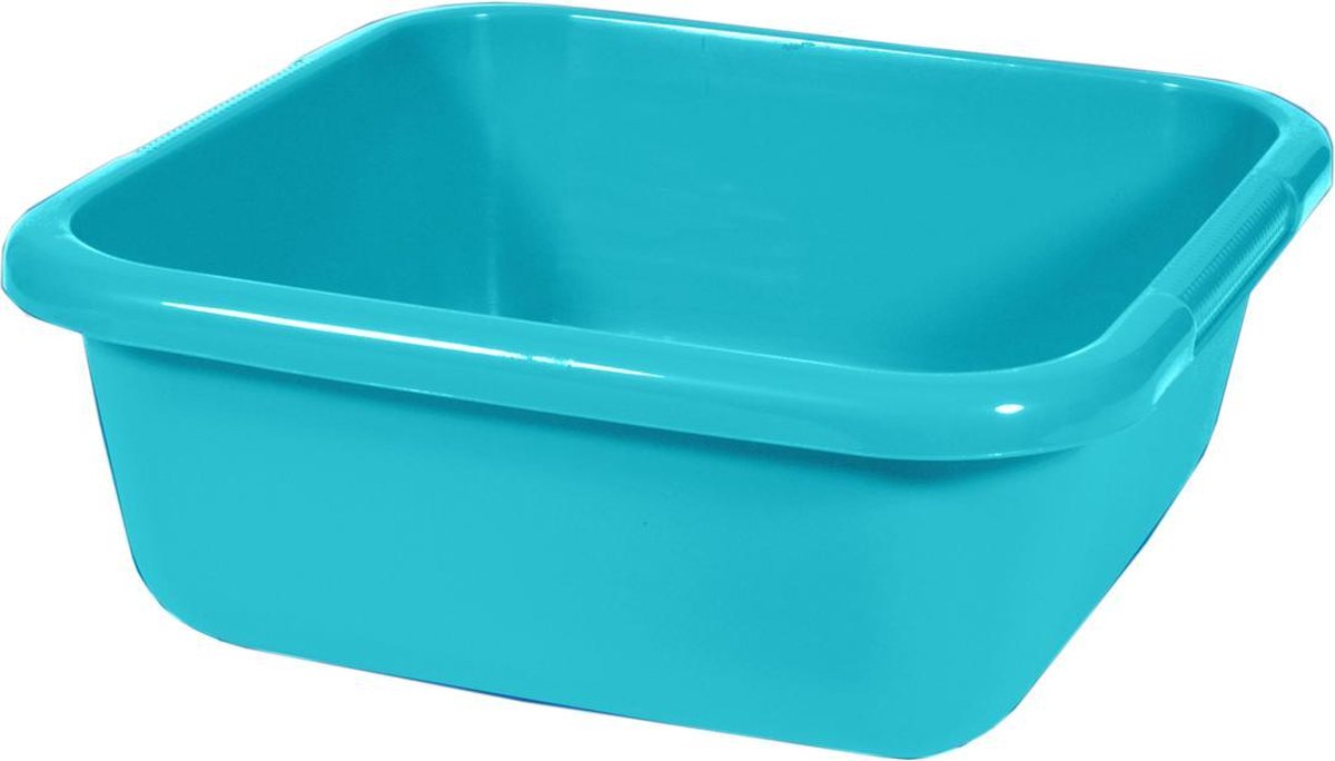 Fregadero cuadrado Curve - 15 litros - azul