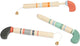Pistola de madera bigjigs con corcho