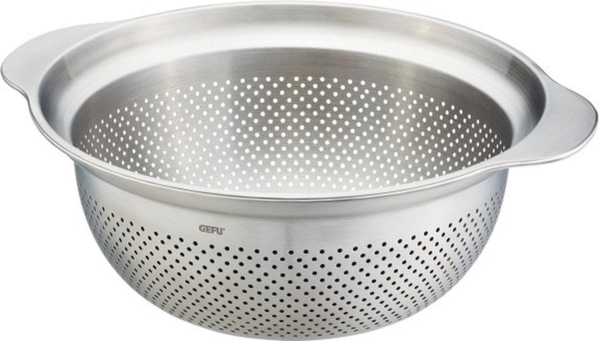 Gefu premio vergiet 27 cm – rvs – 3-in-1 – voor afgieten, wassen en stomen