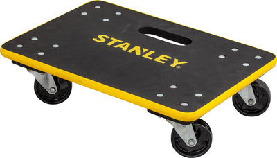 Rodillo para muebles Stanley ms572 - capacidad de carga hasta 200 kg - ayuda para el transporte - 45 x 30 x 13,5 cm - plástico - negro amarillo