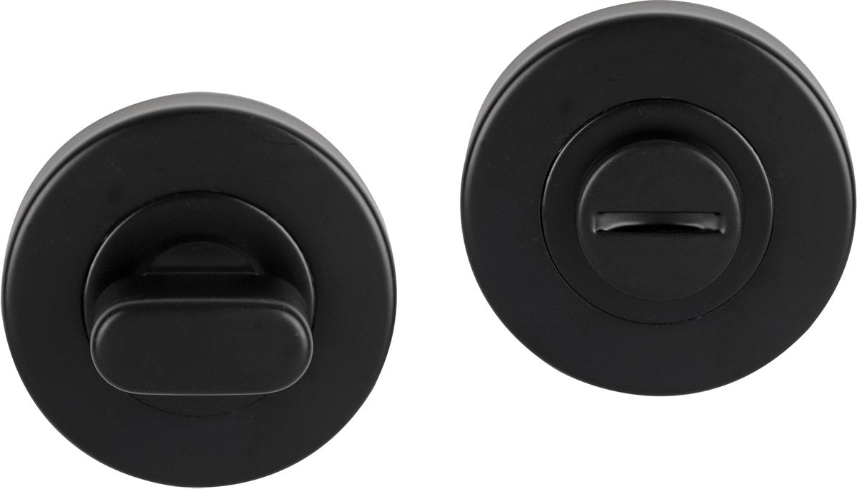 Diferencia | rosetón de baño | negro | redondo | 53mm