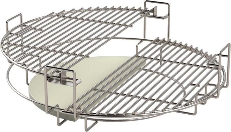 Gran sistema multinivel Grill guru: cree un espacio más utilizable y flexible y diferentes zonas de temperatura en su kamado.
