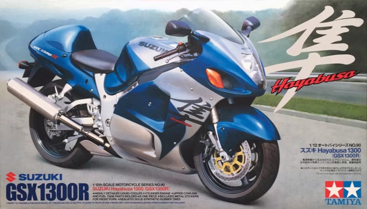 Tamiya modelbouwpakket auto - 14090 suzuki gsx1300r hayabusa plastic - 1:12 - modelbouw