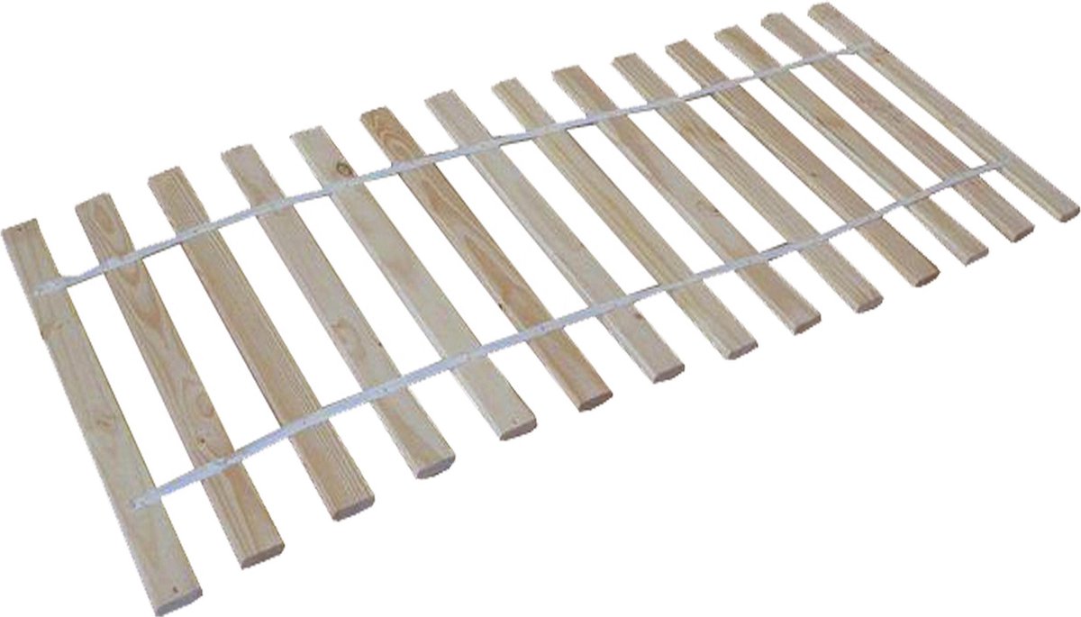 Rete a doghe in legno - incluso materiale di montaggio - legno - 200x90 cm