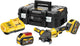 Dewalt dcg418x2 accu haakse slijper 125mm 54v xr flexvolt 9,0ah in tstak
