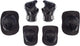 Set protezione skate Nijdam per bambini - neo nero - nero grigio - m