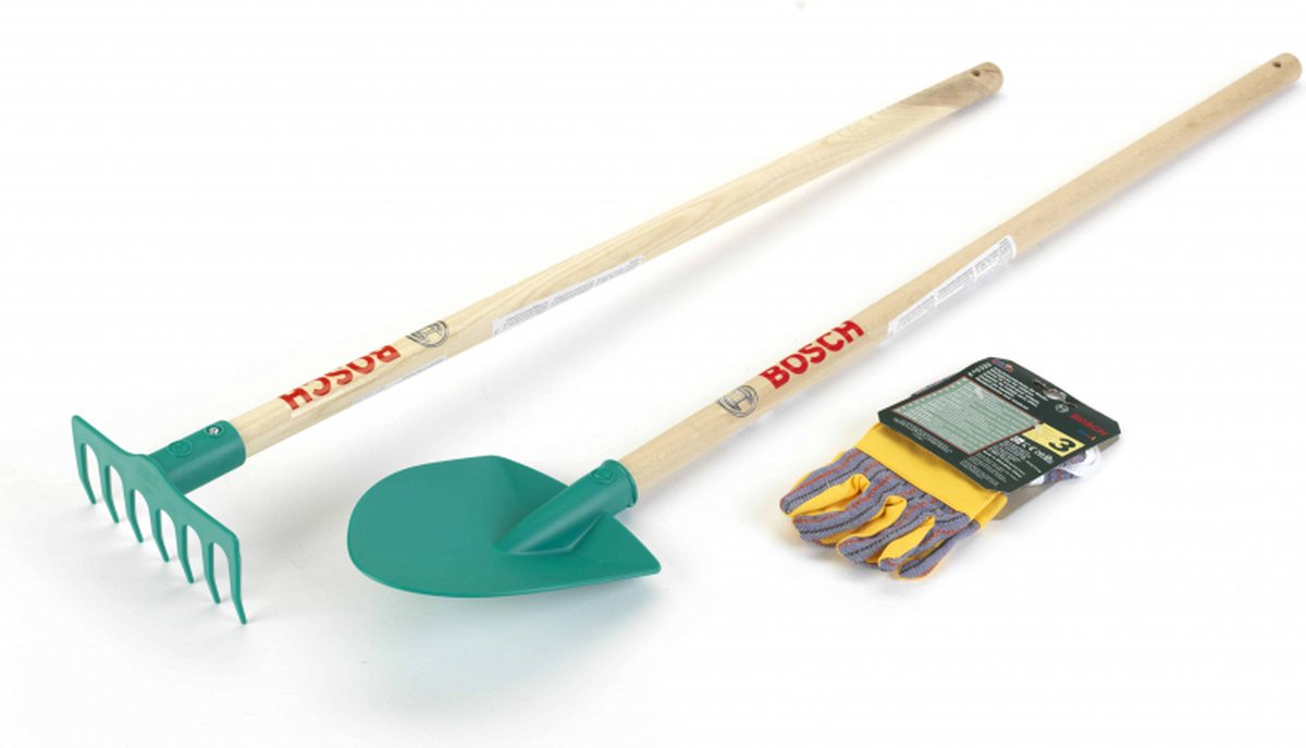 Klein Toys Bosch Garden Set da giardino in 3 pezzi - incl. accessori - incl. occhi pendenti: verde giallo