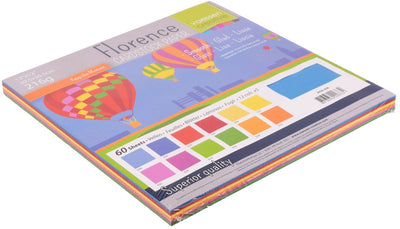 Florence vaessen creative cardstock - multipack primary - 30.5 x 30.5 cm - 60 sheets - smooth - 216 g