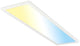B.K.licht briloner piatto – lámpara de techo – eek una fuente de luz* – panel LED – regulable con mando a distancia – CCT ajustable – blanco – 100 x 25 x 6 cm