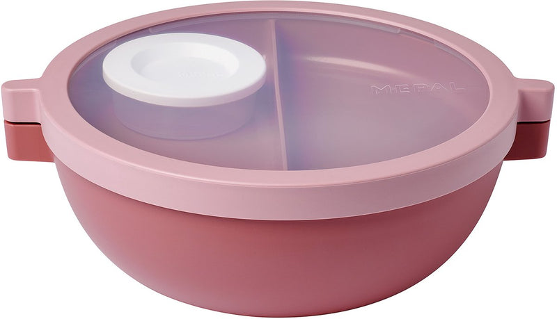 Ciotola per bento Mepal - malva vivido - 5 scomparti - 1,5 l