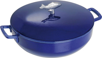 Staub bouillabaisse kom 28 cm blauw 1112991