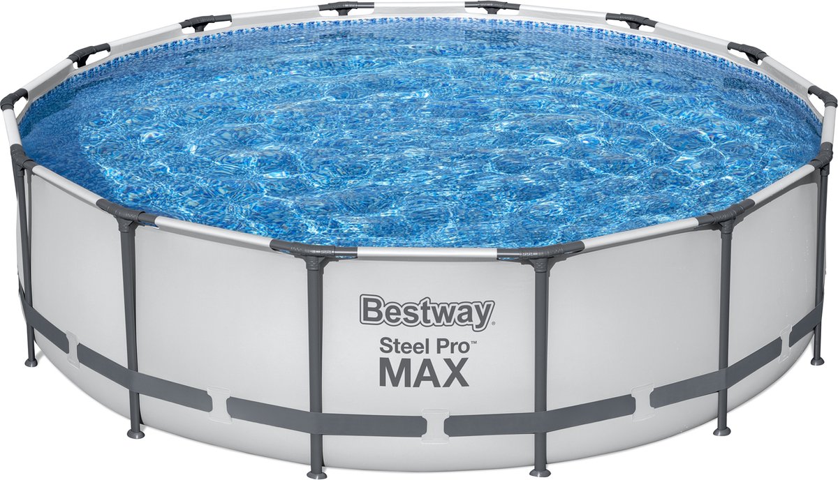 Conjunto piscina elevada Bestway steel pro max round 4,27 m x 1,07 m