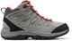 Columbia redmond iii mid botas de montaña impermeables para mujer - steam, red coral