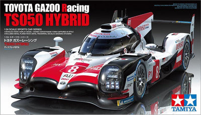 Tamiya model kit car - 24349 toyota gazoo racing TS050 auto ibrida in plastica - 1:24 - kit modello