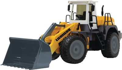 Vehículo rc Jamara - 405007 cargadora de ruedas rc liebherr 564 modelo rc listo para usar - 1:20