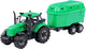 Cavallino Toys Cavallino Tractor con rimorchio per cavalli Verde, Scala 1:32