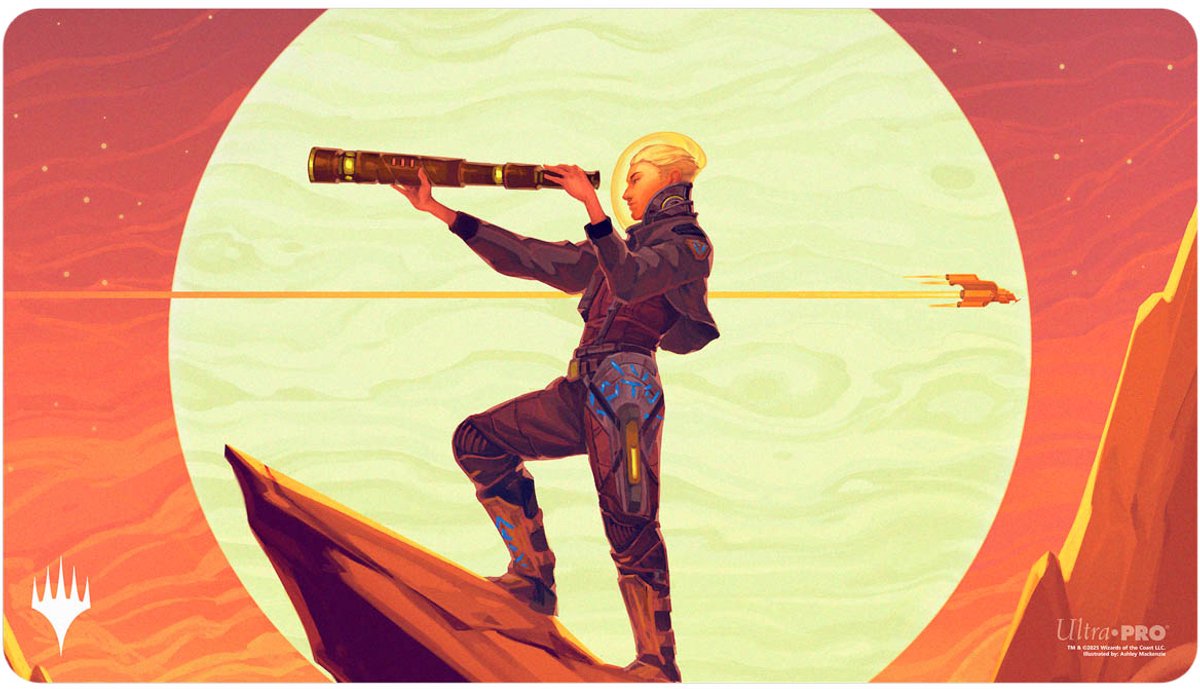 Ultrapro ultra pro - magic: the gathering - edge of eternities - sami, wildcat captain playmat - uk