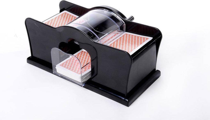 Máquina de sacudida de cartas manualmente