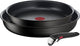Equipo de cocción Tefal Tefal Ingenio Desarrollo ilimitado de oso 24+28 cm con mango negro