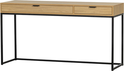 Scrivania in legno Silas - rovere - melaminico - 74x140x44