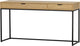 Escritorio de madera silas - roble - melamina - 74x140x44