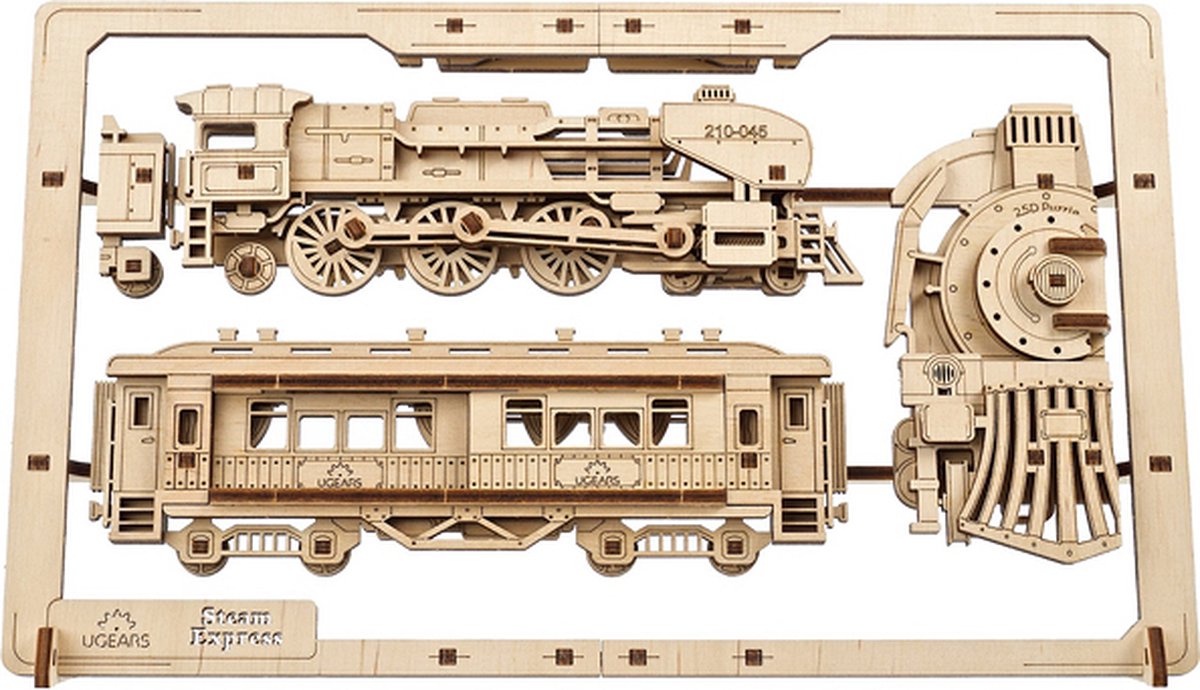 Ugears 2.5d steam express