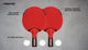 Avento - Set da ping pong da esterno - rosso nero