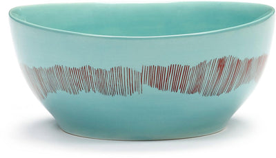 Serax - fiesta ottolenghi - cuenco s - azul celeste rojo - 16 ø - 4 piezas