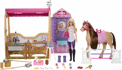 Barbie Family Horse Chase Ultimate Stable